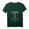 Damen Funny Yoga T-Shirt - You Inspire My Inner Serial Killer mit V-Ausschnitt, bequem & stylisch