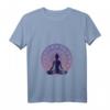 Damen Namaste Yoga & Meditation Kleidung mit V-Ausschnitt – Spirituelles T-Shirt für Ruhe, Liebe und Frieden