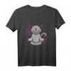 Lustiges Katzen Yoga T-Shirt mit Miau - Süßes Kawaii Katzenmotiv für Yoga, Meditation & Katzenbesitzer