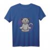 Lustiges Katzen Yoga T-Shirt mit Miau - Süßes Kawaii Katzenmotiv für Yoga, Meditation & Katzenbesitzer