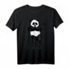 Panda Doing Yoga Namaste Inner Peace T-Shirt - Funny and Cute Yoga Lover Tee for Women, Meditation, Gym & Fitness