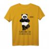 Panda Doing Yoga Namaste Inner Peace T-Shirt - Funny and Cute Yoga Lover Tee for Women, Meditation, Gym & Fitness