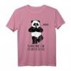 Panda Doing Yoga Namaste Inner Peace T-Shirt - Funny and Cute Yoga Lover Tee for Women, Meditation, Gym & Fitness