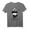 Panda Doing Yoga Namaste Inner Peace T-Shirt - Funny and Cute Yoga Lover Tee for Women, Meditation, Gym & Fitness