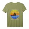 Keep Calm and SUP - Yoga Retro Vintage Design T-Shirt für Wassersportler, Paddler & Yoga Enthusiasten - Perfektes Geschenk für Sommer & Urlaub