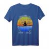 Keep Calm and SUP - Yoga Retro Vintage Design T-Shirt für Wassersportler, Paddler & Yoga Enthusiasten - Perfektes Geschenk für Sommer & Urlaub