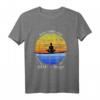 Keep Calm and SUP - Yoga Retro Vintage Design T-Shirt für Wassersportler, Paddler & Yoga Enthusiasten - Perfektes Geschenk für Sommer & Urlaub