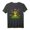 Frosch Hippie Zen Yoga Meditation Namaste Lotus Buddha T-Shirt – Spirituelles Festival-Design für Kinder, Mädchen & Erwachsene