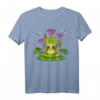 Frosch Hippie Zen Yoga Meditation Namaste Lotus Buddha T-Shirt – Spirituelles Festival-Design für Kinder, Mädchen & Erwachsene