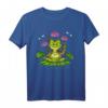Frosch Hippie Zen Yoga Meditation Namaste Lotus Buddha T-Shirt – Spirituelles Festival-Design für Kinder, Mädchen & Erwachsene