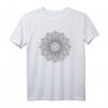 Yoga T-Shirt Damen und Herren mit Mandala Muster - Karma Namaste Spirituelles Yoga Shirt als Geschenk für Yoga Fans und Teams