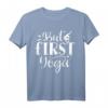 Funny But First Yoga T-Shirt – Lustiges Geschenk für Yoga-Liebhaber, Freunde & Familie zu Geburtstag, Weihnachten, Valentinstag & mehr