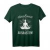 Humorvolles HapKitten T-Shirt mit Yoga-Motiv - Einatmen Ausrasten, Namaste & Inhale Freaking Out