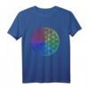 Blume Des Lebens Spirituelles Yoga T-Shirt mit heiliger Geometrie - Klassischer Schnitt, doppelt genähter Saum