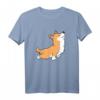 Yoga Corgi Hundetraining T-Shirt – Lustiges Hundemotiv für Corgi-Liebhaber, Mütter, Väter und Hundebesitzer