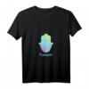 Damen Namaste Yoga T-Shirt - Geschenk für Yoga Fans, Basic V-Ausschnitt, Leichtes und Komfortables Sportshirt