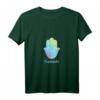Damen Namaste Yoga T-Shirt - Geschenk für Yoga Fans, Basic V-Ausschnitt, Leichtes und Komfortables Sportshirt