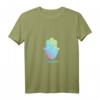 Damen Namaste Yoga T-Shirt - Geschenk für Yoga Fans, Basic V-Ausschnitt, Leichtes und Komfortables Sportshirt