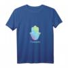Damen Namaste Yoga T-Shirt - Geschenk für Yoga Fans, Basic V-Ausschnitt, Leichtes und Komfortables Sportshirt