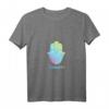 Damen Namaste Yoga T-Shirt - Geschenk für Yoga Fans, Basic V-Ausschnitt, Leichtes und Komfortables Sportshirt