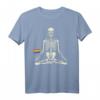 Yoga Skeleton Rainbow Flag Namaste Yogi T-Shirt - Pride & LGBT Support Geschenk für Gay, Lesbisch, Bisexuell & Allies