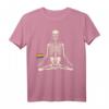 Yoga Skeleton Rainbow Flag Namaste Yogi T-Shirt - Pride & LGBT Support Geschenk für Gay, Lesbisch, Bisexuell & Allies