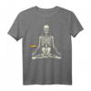 Yoga Skeleton Rainbow Flag Namaste Yogi T-Shirt - Pride & LGBT Support Geschenk für Gay, Lesbisch, Bisexuell & Allies