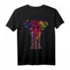 Yoga-Mandala-Elefant Ganesha Stammes-Chakra Farbige Frauen T-Shirt – Spirituelles, buntes Design für Meditation, Yoga & Geschenkideen