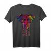 Yoga-Mandala-Elefant Ganesha Stammes-Chakra Farbige Frauen T-Shirt – Spirituelles, buntes Design für Meditation, Yoga & Geschenkideen