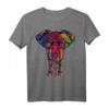 Yoga-Mandala-Elefant Ganesha Stammes-Chakra Farbige Frauen T-Shirt – Spirituelles, buntes Design für Meditation, Yoga & Geschenkideen
