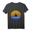 Keep Calm and SUP - Yoga Retro Vintage Design T-Shirt für Wassersportler, Paddleboarding & Yoga Fans, perfektes Geschenk für Surfer und Paddler
