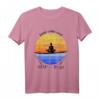 Keep Calm and SUP - Yoga Retro Vintage Design T-Shirt für Wassersportler, Paddleboarding & Yoga Fans, perfektes Geschenk für Surfer und Paddler