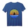 Keep Calm and SUP - Yoga Retro Vintage Design T-Shirt für Wassersportler, Paddleboarding & Yoga Fans, perfektes Geschenk für Surfer und Paddler