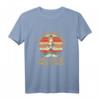 Humorvolles Yoga T-Shirt - Peace, Love, Light & A Little Go F Yourself im Vintage Retro Stil als Geschenk für Yogis und Spirituelle