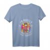 Damen Yoga T-Shirt mit V-Ausschnitt – Peace, Love & Light, lustiges Tattoo-Design, perfektes Geschenk für Yogis & Yoginis
