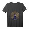 Damen Yoga & Meditation Kleidung mit Namaste - V-Ausschnitt T-Shirt in Größen S-XXXL für Ruhe, Liebe & Frieden