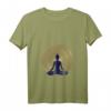 Damen Yoga & Meditation Kleidung mit Namaste - V-Ausschnitt T-Shirt in Größen S-XXXL für Ruhe, Liebe & Frieden