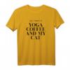 40 Geburtstag Cat Yoga Kaffee Fun T-Shirt – Lustiges Yoga Kaffee Design für Cat Lover, Yogis & Kaffeefans, ideales Geschenk für Yoga, Fitness & Alltag