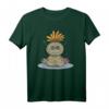 Lustiges Voodoo Puppe mit Chakra Steinen im Yoga Lotussitz T-Shirt – Perfektes Geschenk für Yogis, Yoga-Lehrer & Chakra-Enthusiasten