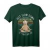40 Geburtstag Faultier T-Shirt - Retro Vintage Meditation & Yoga Design, perfektes Geschenk für Faultier-Liebhaber, Entspannung & Natur