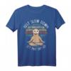 40 Geburtstag Faultier T-Shirt - Retro Vintage Meditation & Yoga Design, perfektes Geschenk für Faultier-Liebhaber, Entspannung & Natur