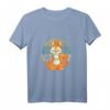 Eichhörnchen Yoga Mediation Retro Vintage T-Shirt – Perfektes Geschenk für Yoga-, Meditation- und Tierliebhaber zu Geburtstag oder Weihnachten