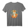 Eichhörnchen Yoga Mediation Retro Vintage T-Shirt – Perfektes Geschenk für Yoga-, Meditation- und Tierliebhaber zu Geburtstag oder Weihnachten