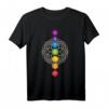 7 Chakren Mandala - Die sieben Chakren - Goa, Yoga T-Shirt für spirituelles Glück & Festival-Mode