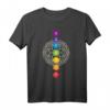 7 Chakren Mandala - Die sieben Chakren - Goa, Yoga T-Shirt für spirituelles Glück & Festival-Mode