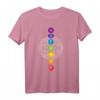 7 Chakren Mandala - Die sieben Chakren - Goa, Yoga T-Shirt für spirituelles Glück & Festival-Mode
