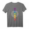 7 Chakren Mandala - Die sieben Chakren - Goa, Yoga T-Shirt für spirituelles Glück & Festival-Mode