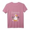 Damen Lustiges Ohmmm Yoga Möwe V-Ausschnitt T-Shirt für Meditation, Entspannung & Fitness - Stylisches Workout Shirt für Yoga & Pilates