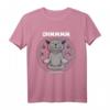 Ohmmm Yoga Katzen Meditation T-Shirt – Lustiges Geschenk für Yogis, Katzenliebhaber und Meditationsfreunde zum Geburtstag oder als Entspannungs-Design