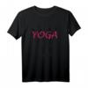 Damen Yoga Figur T-Shirt – Motivierende Yogastellungen für Yoga Lehrer und Anfänger